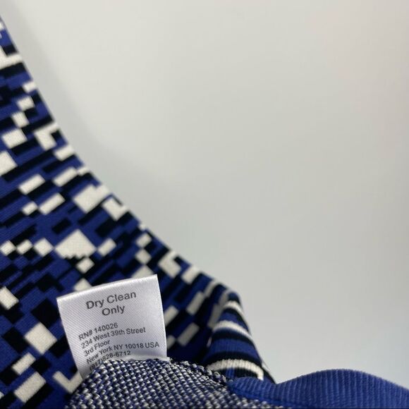 Parker Sweater Knit Geometric Calypso Combo Print BodyCon Racer Back Mini Dress - Picture 14 of 16